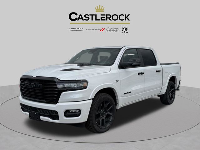 Ivory White Tri-Coat Pearlcoat 2026 RAM 1500 Pickup Truck Four-Wheel Drive 8-Speed Automatic