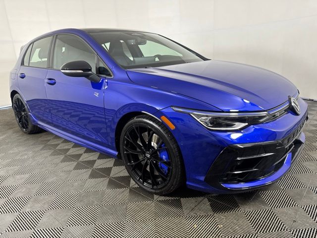 Blue 2026 Volkswagen Golf R Hatchback All-Wheel Drive 7-Speed Dual Clutch