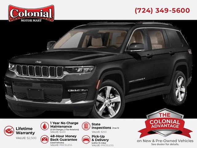 Diamond Black Crystal Pearlcoat 2022 Jeep Grand Cherokee L Limited 4WD SUV / Crossover Four-Wheel Drive 8-Speed Automatic
