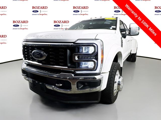 2024 Star White Metallic Tri-Coat Ford Super Duty F-450 DRW King Ranch DRW 4X4 Truck