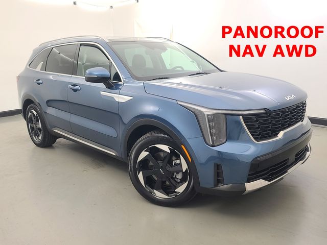Mineral Blue 2025 Kia Sorento Hybrid EX AWD SUV / Crossover All-Wheel Drive 6-Speed Automatic