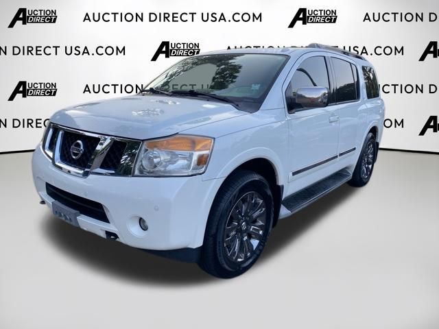 Pearl White 2015 Nissan Armada SUV / Crossover Four-Wheel Drive 5-Speed Automatic Overdrive