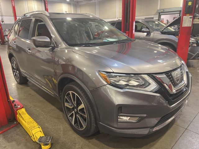 2017 Gun Metallic Nissan Rogue SL AWD SUV