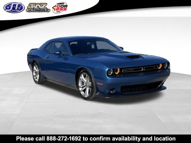 Blue (Frostbite) 2022 Dodge Challenger GT RWD Coupe Rear-Wheel Drive 8-Speed Automatic