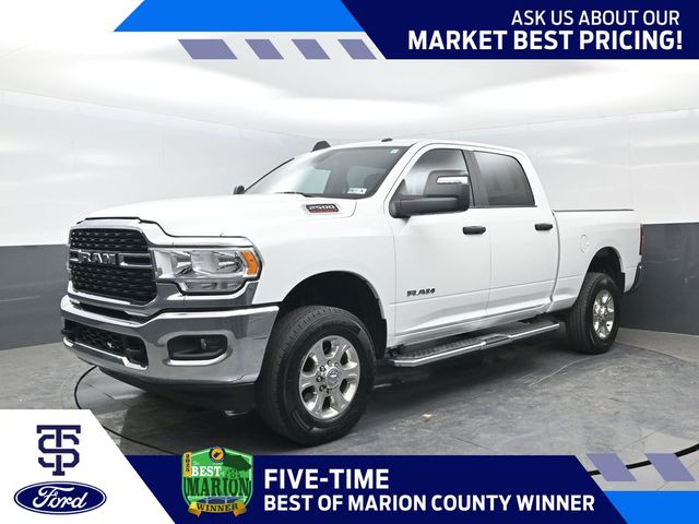 Bright White Clearcoat 2024 RAM 2500 Pickup Truck Four-Wheel Drive 8-Speed Automatic