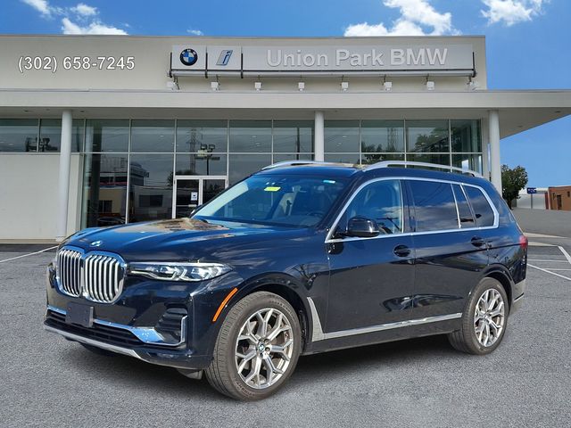 Jet Black 2021 BMW X7 xDrive40i AWD SUV / Crossover All-Wheel Drive 8-Speed Automatic