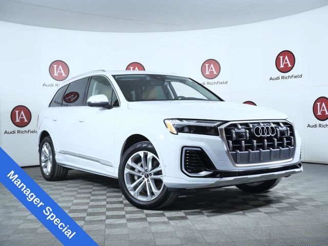 Glacier White Metallic 2025 Audi Q7 SUV / Crossover All-Wheel Drive 8-Speed Automatic