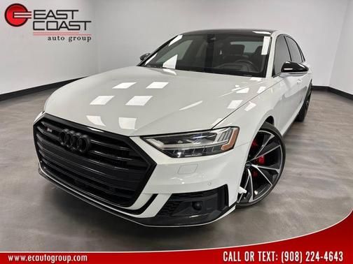 Glacier White 2020 Audi S8 Sedan All-Wheel Drive Automatic