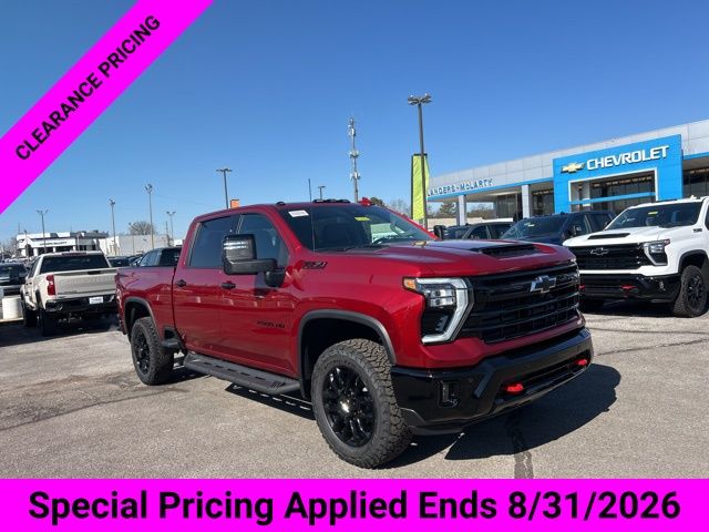 Radiant Red Tintcoat 2026 Chevrolet Silverado 2500HD Pickup Truck Four-Wheel Drive Automatic