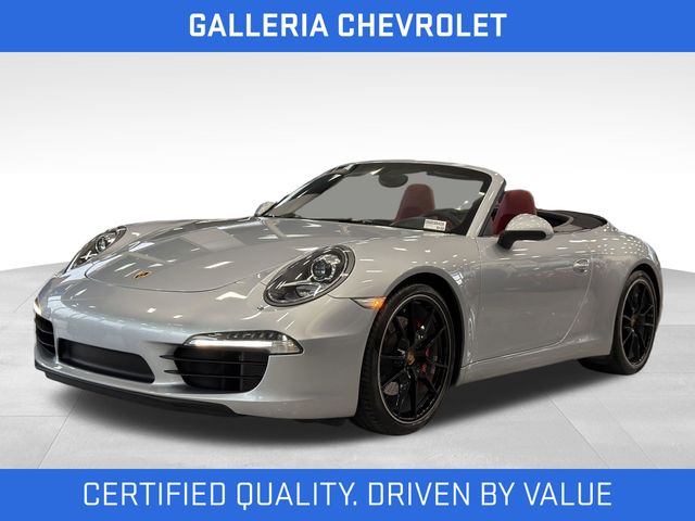Rhodium Silver Metallic 2015 Porsche 911 Carrera S Cabriolet RWD Convertible Rear-Wheel Drive 7-Speed Automatic