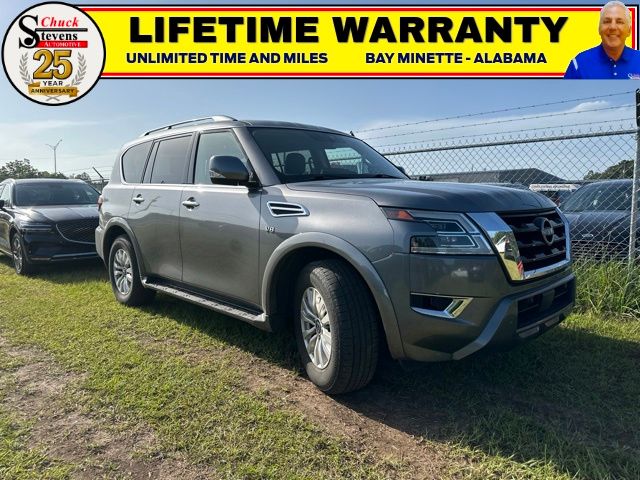 Gray (Gun Metallic) 2022 Nissan Armada SUV / Crossover 4X2 7-Speed Automatic