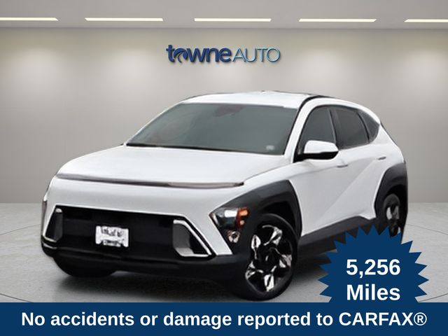 Atlas White 2025 Hyundai Kona SUV / Crossover Front-Wheel Drive Continuously Variable Transmission