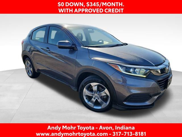 Gray (Modern Steel Metallic) 2021 Honda HR-V LX AWD SUV / Crossover All-Wheel Drive Continuously Variable Transmission