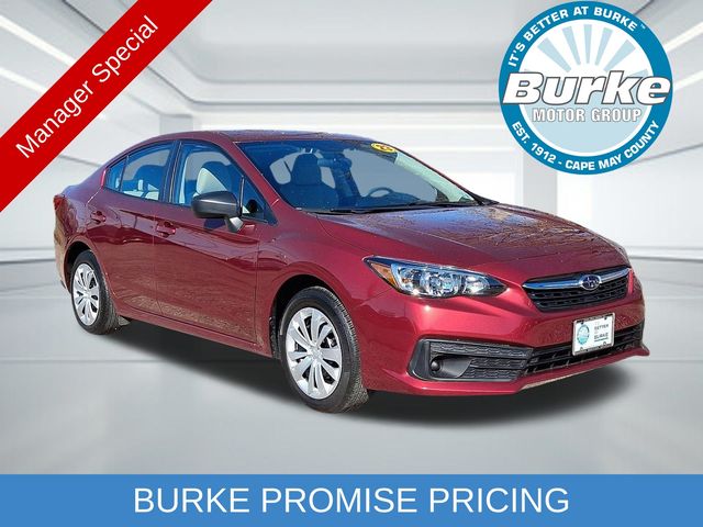 Crimson Red Pearl 2023 Subaru Impreza Sedan AWD Sedan All-Wheel Drive Continuously Variable Transmission