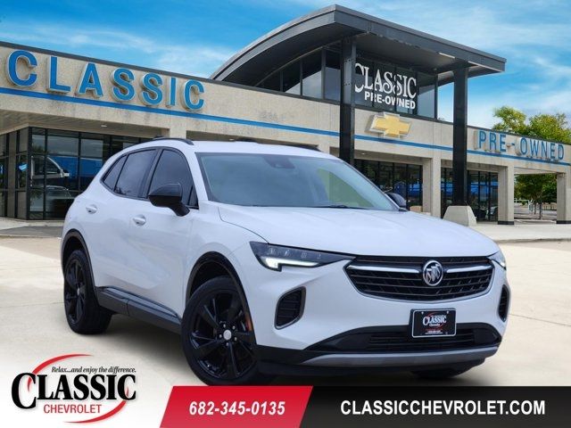 Summit White 2021 Buick Envision Preferred FWD SUV / Crossover Front-Wheel Drive 9-Speed Automatic