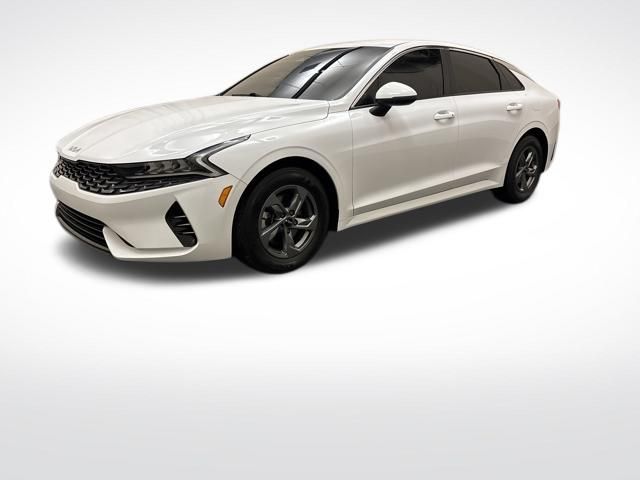 Glacial White Pearl 2023 Kia K5 LXS FWD Sedan Front-Wheel Drive 8-Speed Automatic
