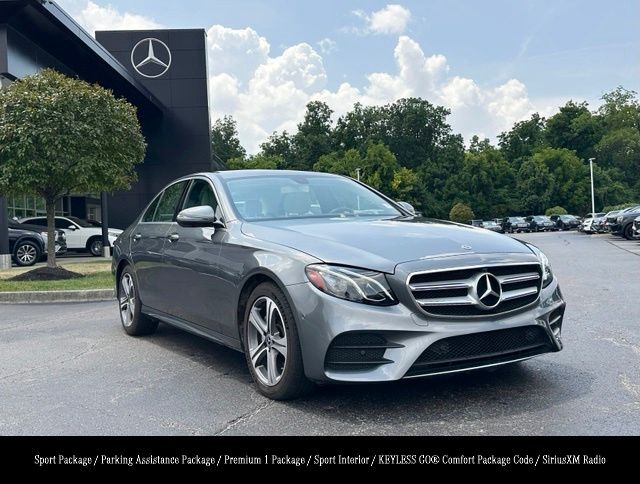 Selenite Gray Metallic 2019 Mercedes-Benz E-Class Sedan All-Wheel Drive 9-Speed Automatic