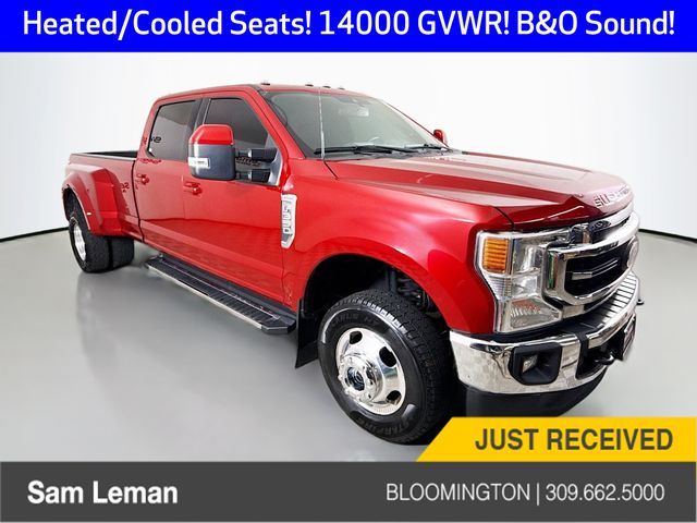 Red Metallic 2022 Ford F-350 Super Duty Pickup Truck Four-Wheel Drive Automatic