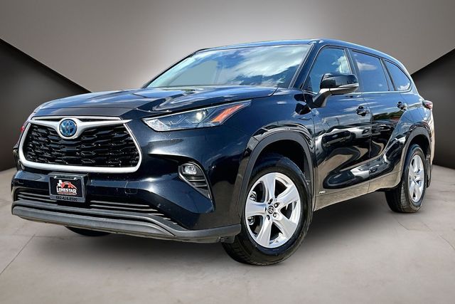 Midnight Black Metallic 2024 Toyota Highlander Hybrid SUV / Crossover All-Wheel Drive Continuously Variable Transmission