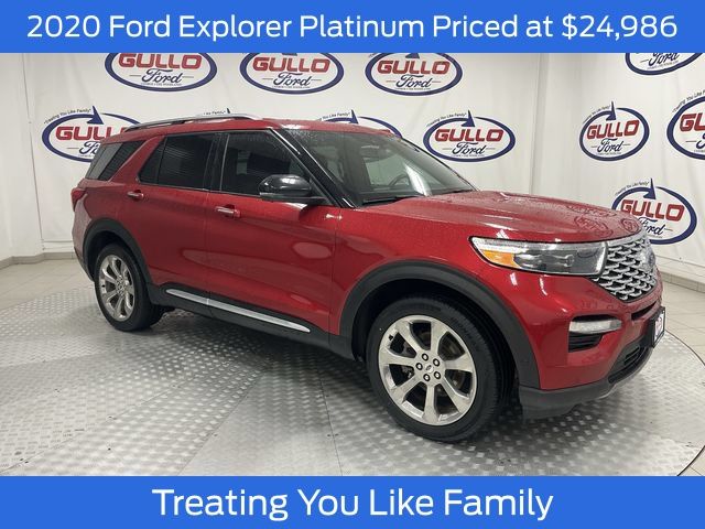 Rapid Red Metallic Tinted Clearcoat 2020 Ford Explorer SUV / Crossover All-Wheel Drive Automatic