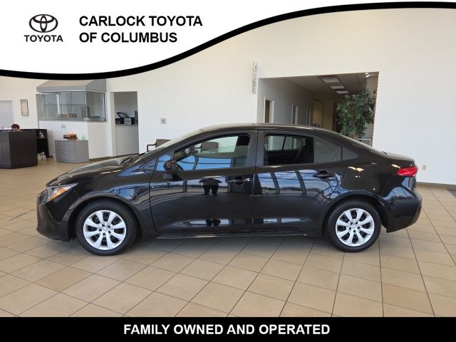 Midnight Black Metallic 2024 Toyota Corolla LE FWD Sedan Front-Wheel Drive Continuously Variable Transmission
