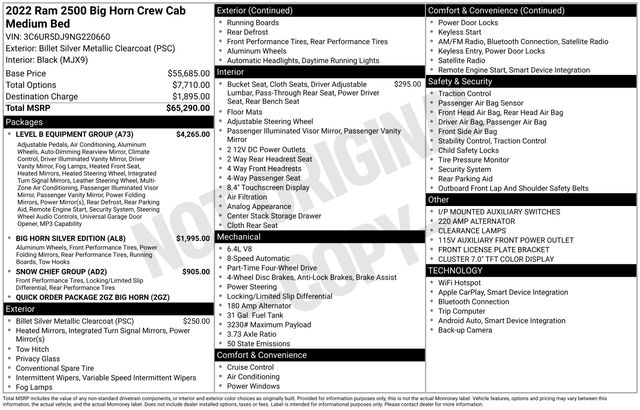 Used 2022 Ram 2500 Truck
