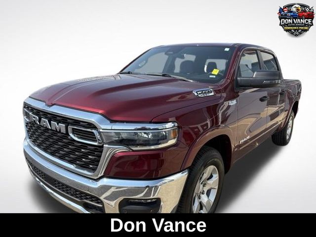 Delmonico Red Pearlcoat 2025 RAM 1500 Big Horn Crew Cab 4WD Pickup Truck Four-Wheel Drive 8-Speed Automatic