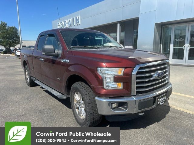 Red (Bronze Fire Metallic) 2015 Ford F-150 Pickup Truck Four-Wheel Drive 6-Speed Automatic