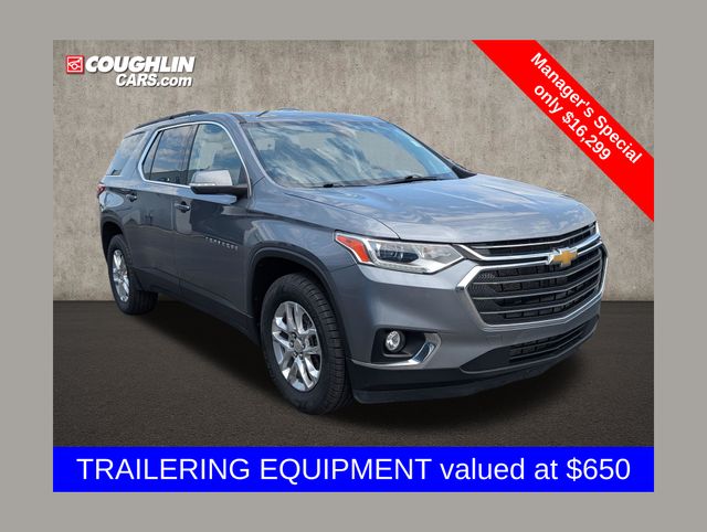 Gray (Satin Steel Metallic) 2021 Chevrolet Traverse SUV / Crossover Front-Wheel Drive 9-Speed Automatic
