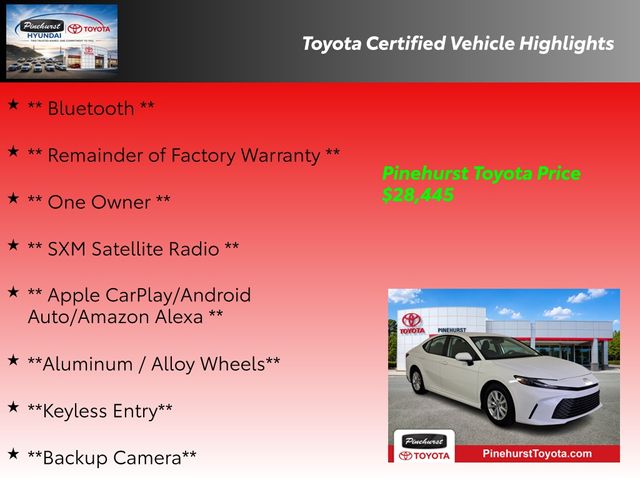 Used 2025 Toyota Camry Sedan