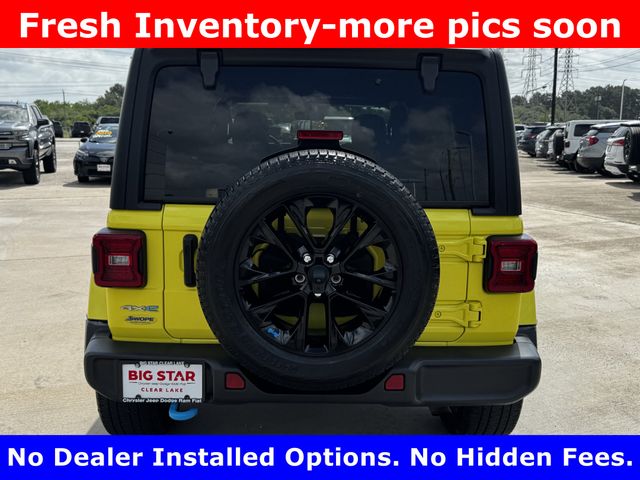 2023 Jeep Wrangler Sahara 4xe Yellow at Big Star Chrysler Jeep Dodge Ram 