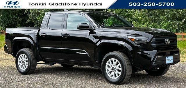 Black 2025 Toyota Tacoma Pickup Truck Four-Wheel Drive 8-Speed Automatic