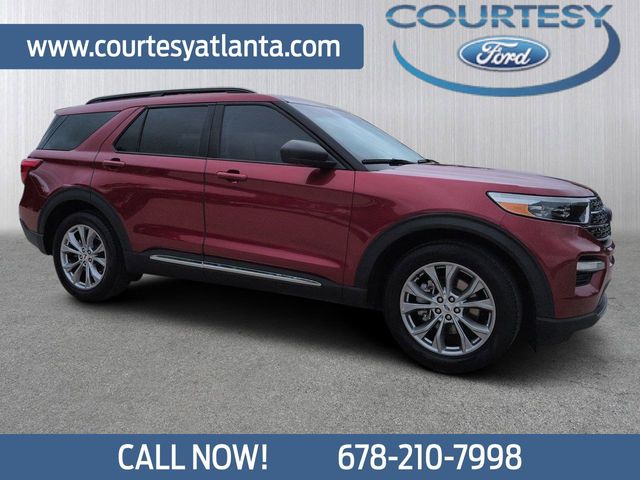 Rapid Red Metallic Tinted Clearcoat 2023 Ford Explorer SUV / Crossover Rear-Wheel Drive Automatic