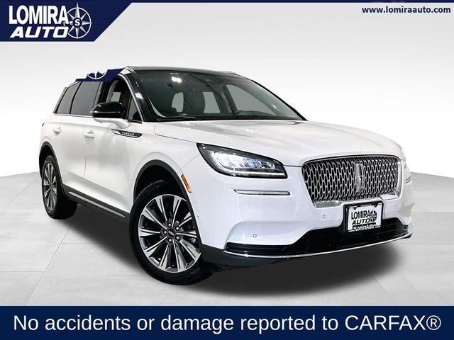Pristine White Metallic Tri-Coat 2022 Lincoln Corsair SUV / Crossover All-Wheel Drive 8-Speed Automatic