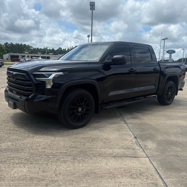Midnight Black Metallic 2026 Toyota Tundra SR5 CrewMax Cab RWD Pickup Truck 4X2 Automatic