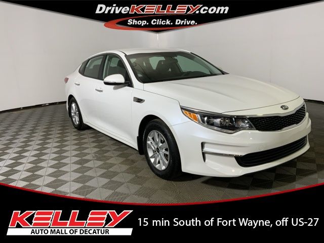 Snow White Pearl 2016 Kia Optima LX Sedan Front-Wheel Drive 6-Speed Automatic