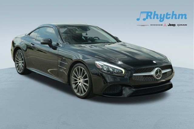 Black 2017 Mercedes-Benz SL-Class Convertible Rear-Wheel Drive 9-Speed Automatic