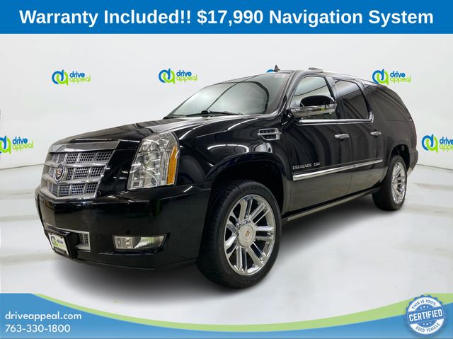 Black Raven 2012 Cadillac Escalade ESV SUV / Crossover All-Wheel Drive 6-Speed Automatic Overdrive