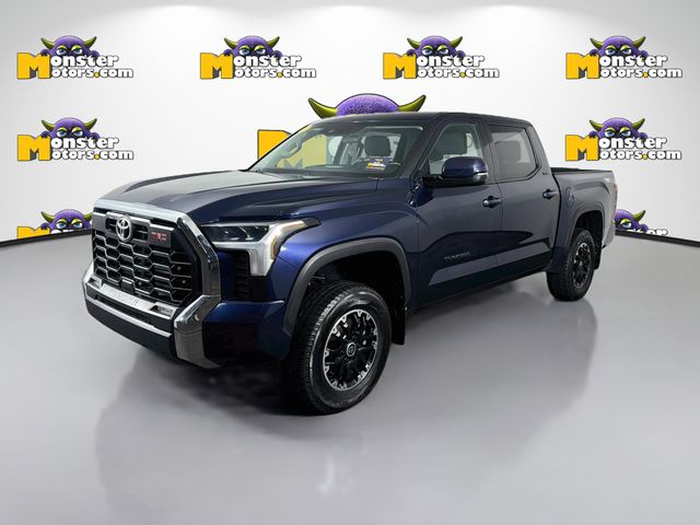 Blue 2023 Toyota Tundra Pickup Truck Four-Wheel Drive Automatic