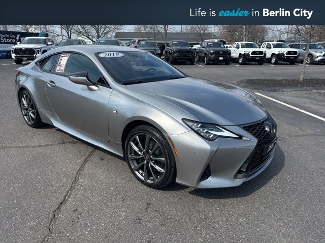 Atomic Silver 2019 Lexus RC 350 F Sport AWD Coupe All-Wheel Drive 6-Speed Automatic