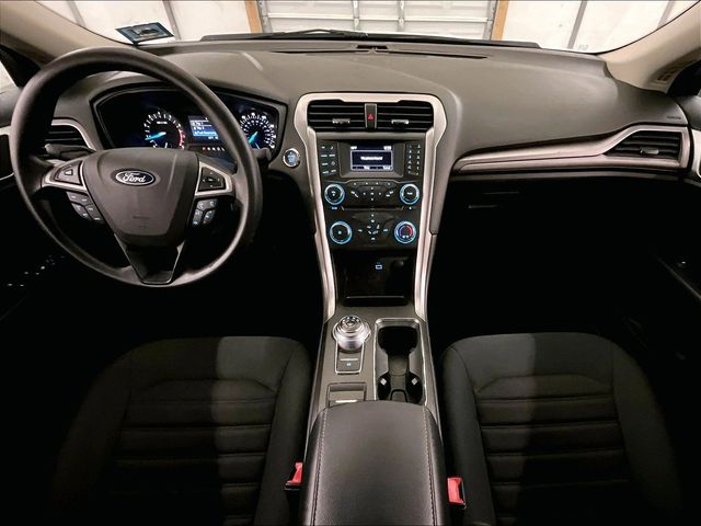 2018 Ford Fusion SE White at Klick Lewis Buick Chevrolet