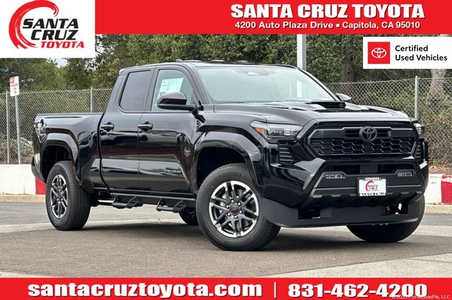 Black 2024 Toyota Tacoma TRD Sport Double Cab 4WD Pickup Truck Four-Wheel Drive 8-Speed Automatic