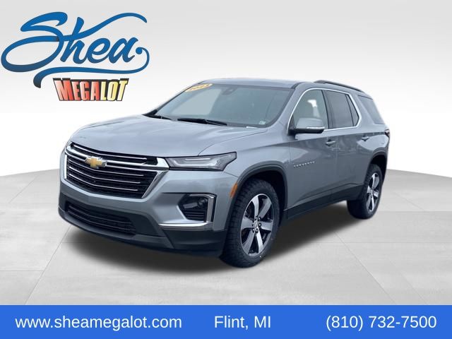 Sterling Gray Metallic 2023 Chevrolet Traverse LT Leather FWD SUV / Crossover Front-Wheel Drive 9-Speed Automatic