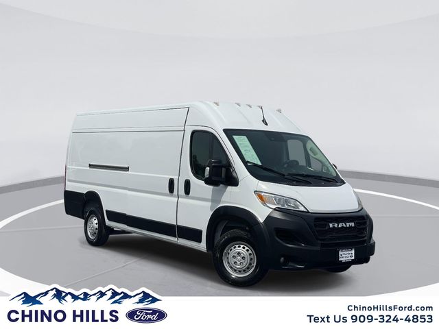 Bright White Clearcoat 2023 RAM ProMaster 3500 159 High Roof Extended Cargo Van FWD Van Front-Wheel Drive 9-Speed Automatic