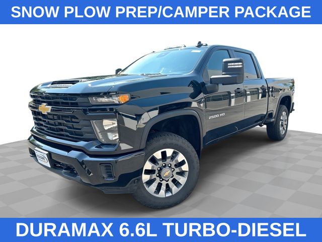 Black 2024 Chevrolet Silverado 2500HD Pickup Truck Four-Wheel Drive Automatic