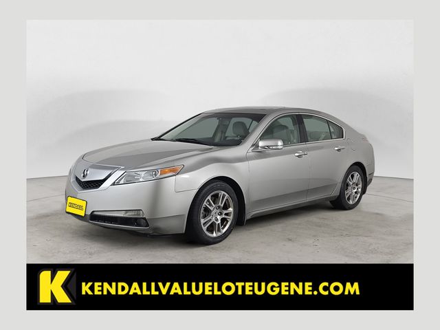 Silver 2009 Acura TL Sedan Front-Wheel Drive 5-Speed Automatic