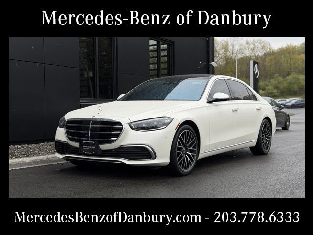 MANUFAKTUR Diamond White 2023 Mercedes-Benz S-Class Sedan All-Wheel Drive 9-Speed Automatic