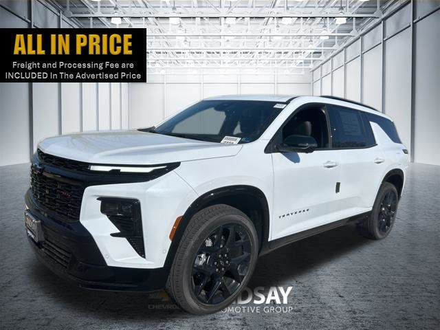 Polar White Tricoat 2026 Chevrolet Traverse RS AWD SUV / Crossover Four-Wheel Drive 8-Speed Automatic