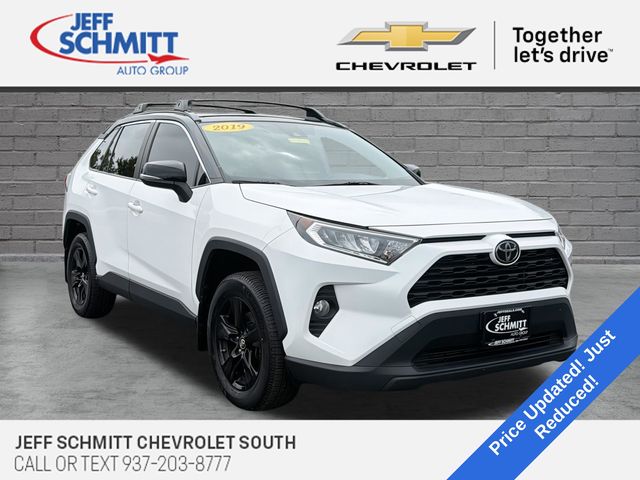 Super White 2019 Toyota RAV4 SUV / Crossover All-Wheel Drive 8-Speed Automatic