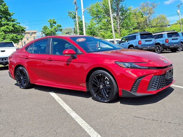 Supersonic Red 2025 Toyota Camry Sedan All-Wheel Drive Continuously Variable Transmission